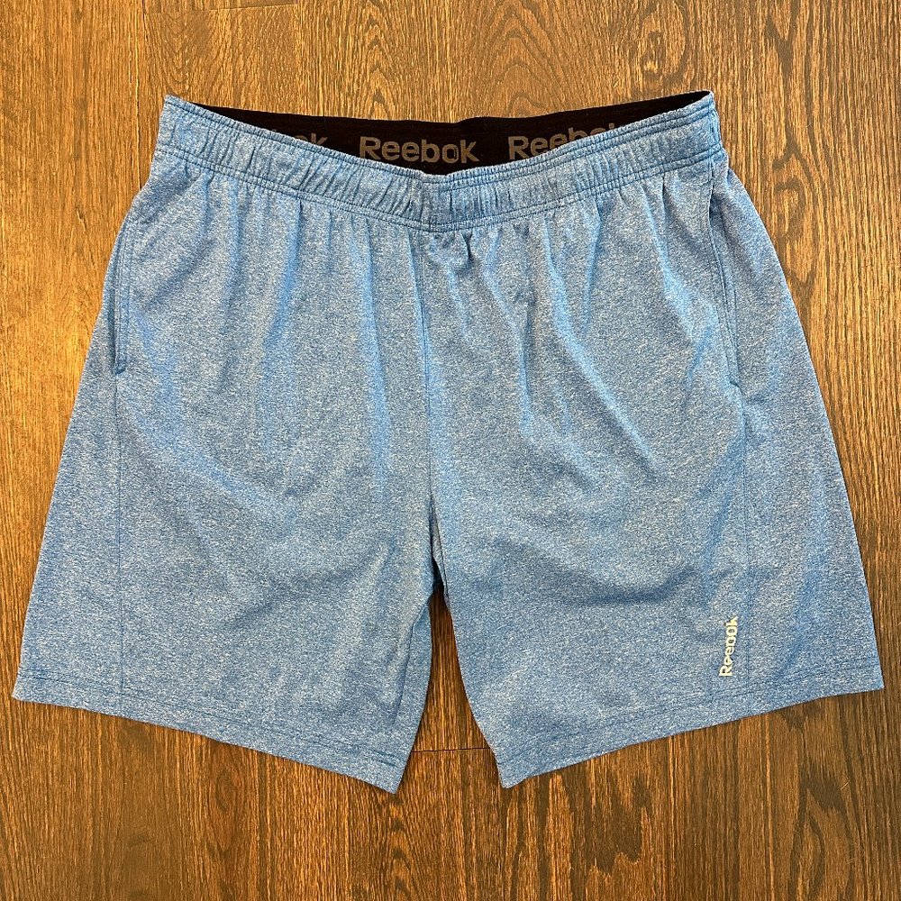Men's Reebok Athletic Shorts Light Blue XL